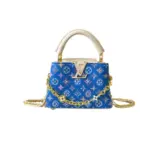 LV Capucines Mini BB M12948 Blue Monogram Denim