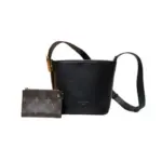 LV Low Key All In BB Bag Black Calfskin Leather