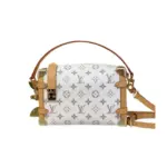 LV Side Trunk MM Handbag Monogram Dune Canvas
