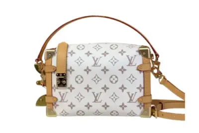 LV Side Trunk MM Handbag Monogram Dune Canvas