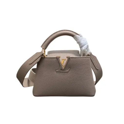 LV Capucines BB Handbag Taurillon Leather Beige