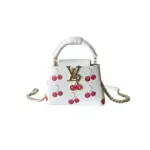 LV x TM Cherry Capucines Mini White