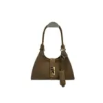 Prada Cocoa Brown Small Suede Tote Bag