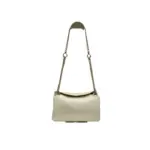Prada Tumulte Small Nappa Leather Bag Cream White