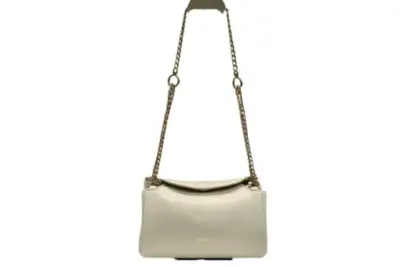 Prada Tumulte Small Nappa Leather Bag Cream White