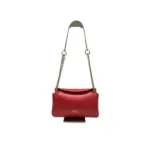 Prada Tumulte Small Nappa Leather Bag Red