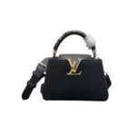 LV Capucines Mini Bag Black Taurillon Leather