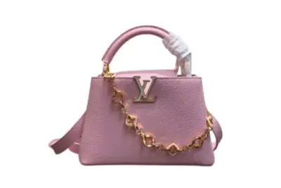 LV Capucines BB Bag Pink Taurillon Leather
