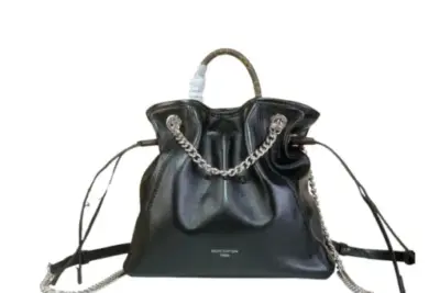 LV Off Duty Vibe MM Mini Bag Black Lamb Leather