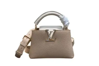 LV Mini Capucines BB Bag Cream