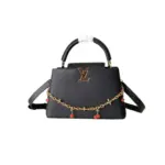 LV x TM Capucines MM Bag Black