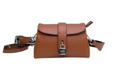 Prada Crossbody Bag Brown Leather