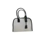 Prada Medium Leather Tote Bag Light Beige