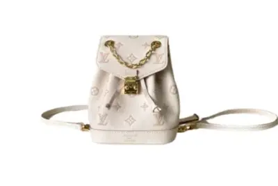 LV Nano Noé Backpack Bicolour Monogram Empreinte Leather