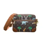 LV Speedy Trunk 20 Handbag Brown