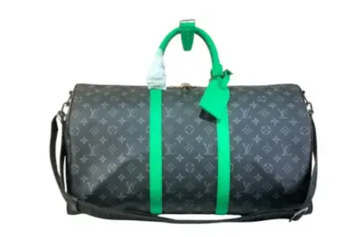 LV Keepall Bandoulière 50 travel Bag Monogram Eclipse Canvas