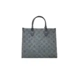 LV OnTheGo MM Tote Bag Grey Monogram Empreinte Leather
