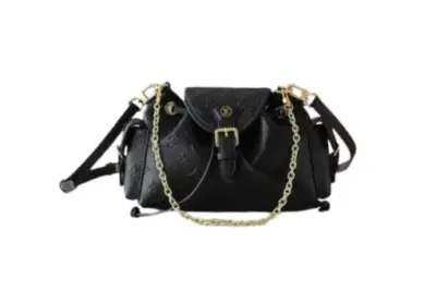 LV Sperone BB Backpack Damier Azur Canvas Black