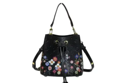 LV NéoNoé MM Bucket Bag Black Monogram