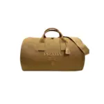 Prada Canvas Duffle Bag Brown