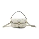 LV Diane Bag Crème Monogram Empreinte Leather