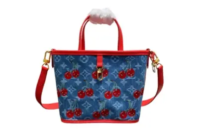 LV x TM Neverfull Inside Out BB Monogram Denim Bag
