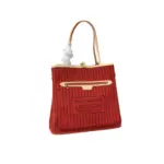 LV Neverfull Bandoulière Inside Out MM Monogram Canvas Bag Red