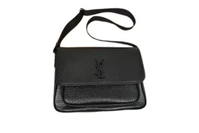 YSL NIKI Messenger Leather Black Bag