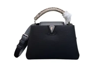 LV Capucines BB Handbag Black