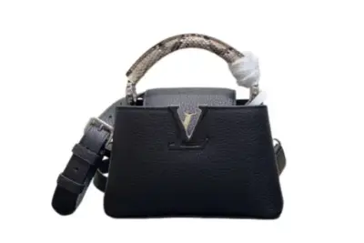 LV Capucines BB Handbag Black Mini