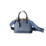 LV Alma BB Epi Leather Bag Blue