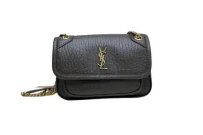 YSL Niki Mini Shoulder Bag Black
