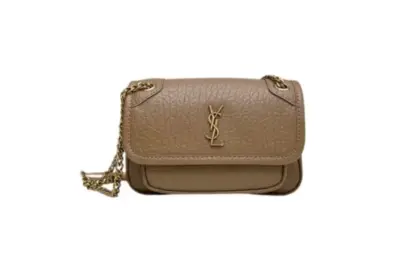 YSL Niki Mini Shoulder Bag Brown