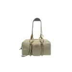 Prada Dangle Medium Leather Top Handle Bag Light Beige