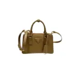 Prada Galleria Mini Saffiano Leather Tote Bag Yellow