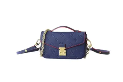 LV Pochette Métis East West Bag Monogram Canvas Blue