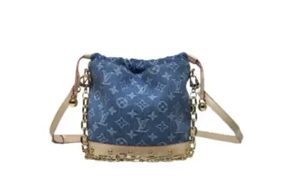 LV Nano Noe Monogram Denim M83043 Blue