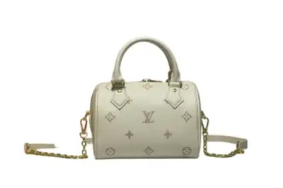 LV Speedy Bandoulière 20 Handbag Creme