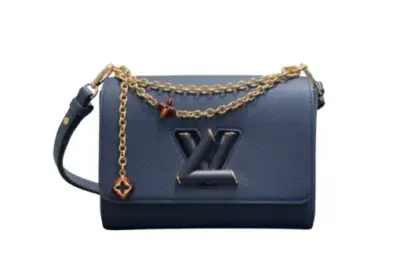 LV Twist PM Bag Epi Leather Blue