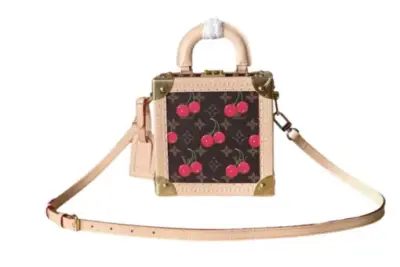 LV Mini Square Trunk Cherry Bag