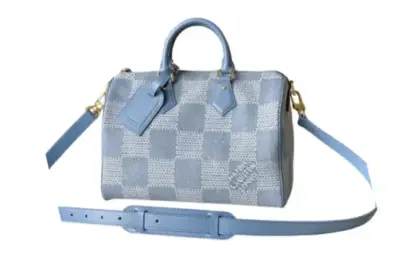 LV Speedy 30 Bandoulière Damier Denim Bag