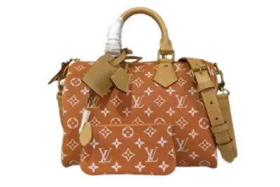 LV Speedy P9 Bandoulière 30 H40 Bag Orange