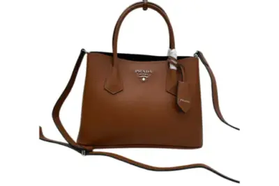 Prada Saffiano Cuir Medium Bag Caramel