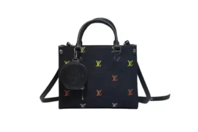 LV OnTheGo PM Tote Bag Black Monogram