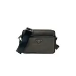 Prada Re Nylon Saffiano Leather Shoulder Bag Forest Green