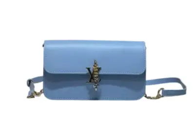 LV Wallet On Chain Bloom Bag Blue