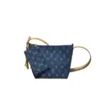 LV Denim Remix Hills Pochette Bag Blue
