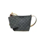 LV Denim Remix Hills Pochette Bag Gray