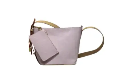 LV Denim Remix Hills Pochette Bag Pink