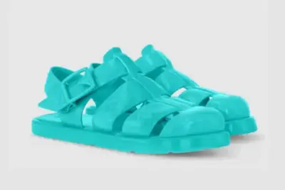 LV Venice Sandal Turquoise Blue